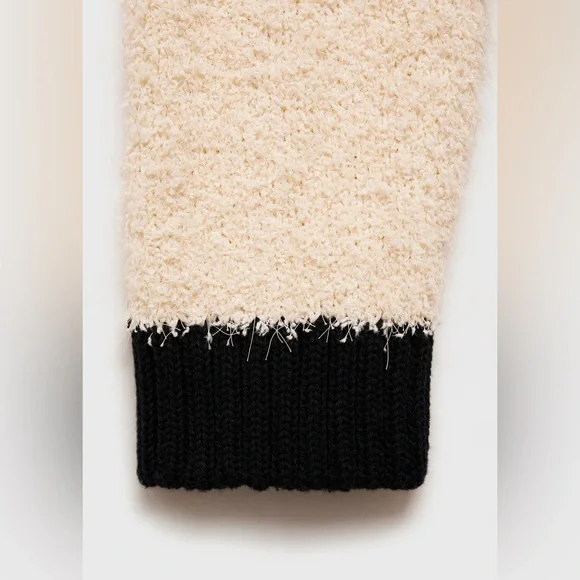 Mango cream contrasted buttons jacket NWT - Picture 7 of 7